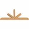 Ekena Millwork Saratoga Timber Gable Bracket, Western Red Cedar, 96"W x 48"H x 5 1/2"D x 5 1/2"F, 12/12 Pitch GBW096X48X0606SAR00SWR - alternate 5